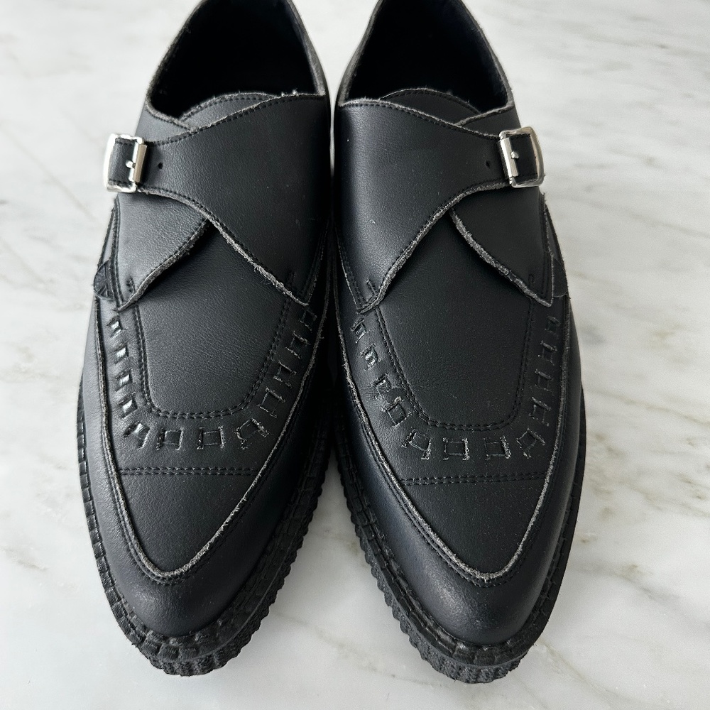 New Vegan Point Toe Mens Creepers by Underground